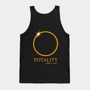 Total Solar Eclipse 2024 April 8 Totality Men Women Kids Tank Top